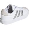 imageadidas UnisexChild Vl Court 30 Skateboarding Shoes ToddlerWhiteSilver MetallicGrey