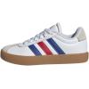 imageadidas UnisexChild Vl Court 30 Skateboarding Shoes ToddlerWhiteTeam Royal BlueBetter Scarlet