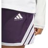 imageadidas Womens Crazylite Basketball ShortsAurora PlumWhite