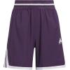 imageadidas Womens Crazylite Basketball ShortsAurora PlumWhite