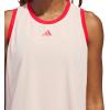 imageadidas Womens Crazylite Woven Basketball Tank TopHalo BlushPure Ruby