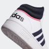 imageadidas Womens Hoops 30 High Sneakers Shoes Casual  WhiteWhiteLegend InkWhite
