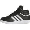 imageadidas Womens Hoops 40 Mid Top Basketball SneakerBlackWhiteBlack