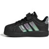 imageAdidas BabyBoys Streettalk Elastic Lace ampamp Strap SneakerWhiteIridescentWhite