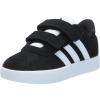 imageAdidas BabyBoys Vl Court 30 Hook ampamp Loop SneakerBlackWhiteBlack