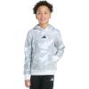 imageadidas Boys Long Sleeve Halftone Camo Printed Fleece Pullover HoodieWhite