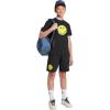 imageadidas Kids Smiley World Graphics TShirtBlackBright YellowCarbonWhite