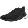 imageadidas Mens Sneaker Running ShoeBlackBlackGrey