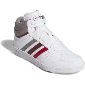 imageAdidas UnisexAdult Hoops 40 Mid Top SneakerWhiteTaupe OxideShadow Red
