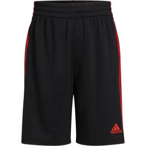 imageadidas Boys Active Sports Athletic Mesh ShortsShortsBlackRed