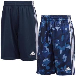 imageadidas Boys Active Sports Athletic Mesh ShortsShortsDark Navy  Navy Camo