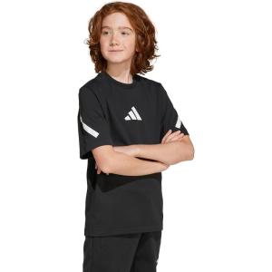 imageadidas Boys Zne TShirtBlackWhite