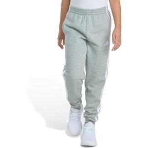 imageadidas Girls Fleece 3Stripe JoggerMedium Grey Heather