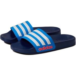 imageadidas Kids Adilette Shower SlideDark BlueWhiteBlue Rush