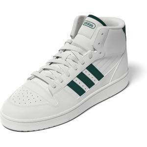imageadidas UnisexAdult Break Start Mid Top SneakerCloud WhiteCollegiate GreenOff White