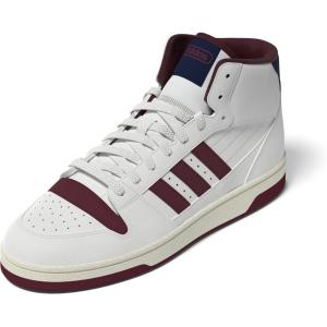 imageadidas UnisexAdult Break Start Mid Top SneakerCloud WhiteShadow RedDark Blue