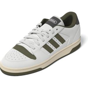 imageadidas UnisexAdult Break Start SneakerWhiteOlive StrataCharcoal