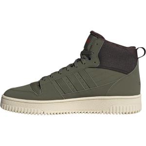 imageadidas UnisexAdult Turnaround Winterized Mid Top SneakerOlive StrataDark BrownCream White
