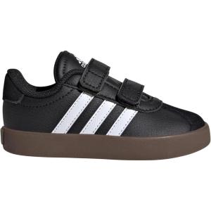 imageadidas UnisexBaby Vl Court 30 SneakerBlackWhiteBlack