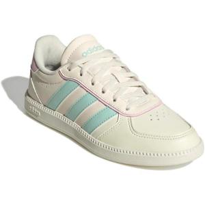 imageadidas UnisexChild Breaknet SleekOff WhiteSemi Flash AquaClear Pink