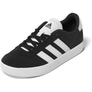 imageadidas UnisexChild Vl Court 30 LaceupLegacy SneakerBlackWhiteBlack