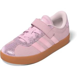 imageadidas UnisexChild Vl Court 30 LaceupLegacy SneakerClear PinkClear PinkGum