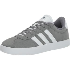 imageadidas UnisexChild Vl Court 30 LaceupLegacy SneakerGreyWhiteGrey