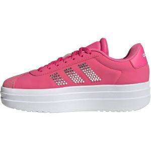 imageadidas UnisexChild Vl Court 30 LaceupLegacy SneakerPulse MagentaWhitePulse Magenta