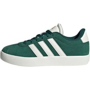 imageadidas UnisexChild Vl Court 30 Skateboarding Shoes ToddlerGreen Off White Gold Metallic
