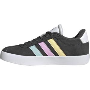 imageadidas UnisexChild Vl Court 30 Skateboarding Shoes ToddlerGreyHalo MintBliss Lilac