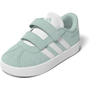 imageadidas UnisexChild Vl Court 30 Skateboarding Shoes ToddlerHalo MintWhiteBlack