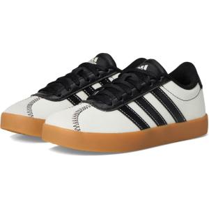 imageadidas UnisexChild Vl Court 30 Skateboarding Shoes ToddlerOff WhiteBlackOff White