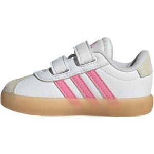 imageadidas UnisexChild Vl Court 30 Skateboarding Shoes ToddlerWhiteBliss PinkAlumina