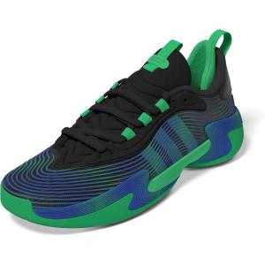 imageadidas Womens Exhibit Select 20 Pro Basketball SneakerBlackSemi Screaming GreenLucid Blue
