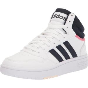 imageadidas Womens Hoops 30 High Sneakers Shoes Casual  WhiteWhiteLegend InkWhite
