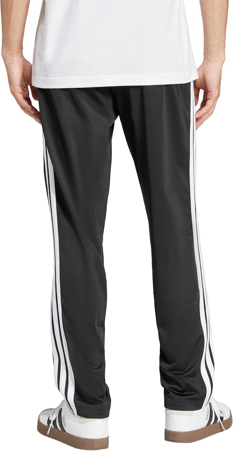 imageadidas Mens 3Stripes Tricot Opem Hem Track PantsBlack