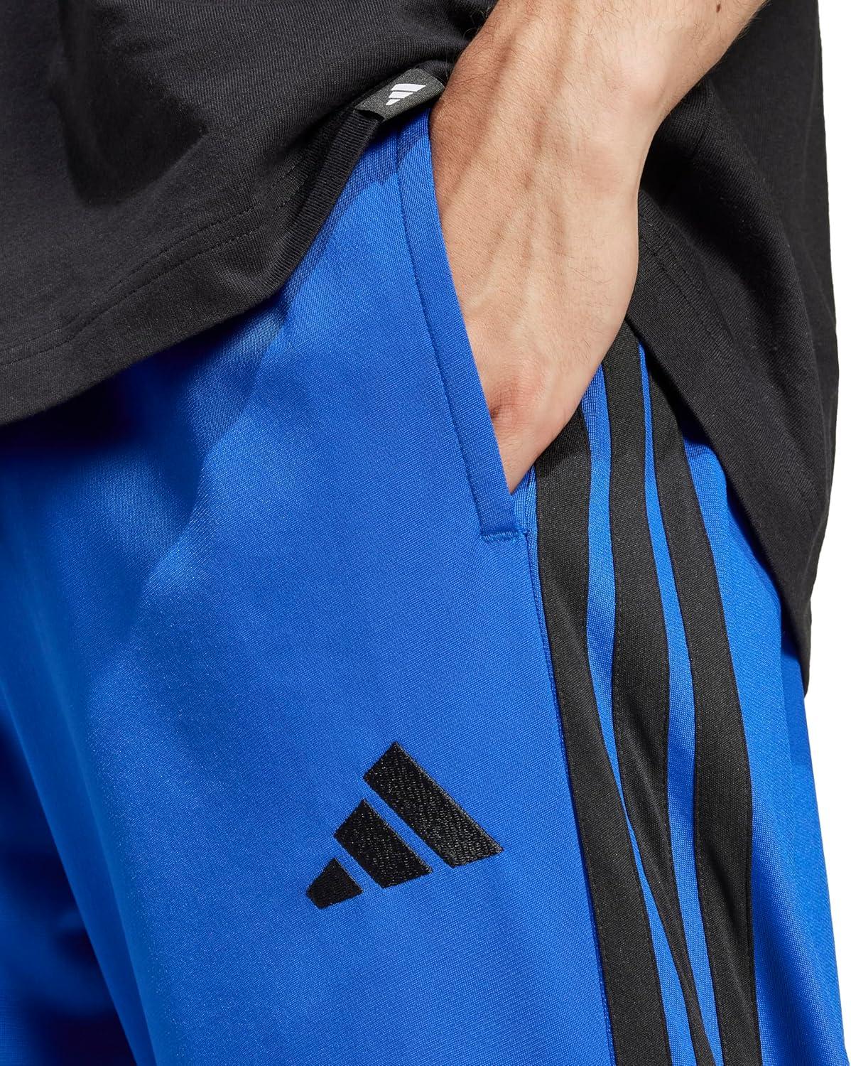 imageadidas Mens 3Stripes Tricot Opem Hem Track PantsTeam Royal Blue
