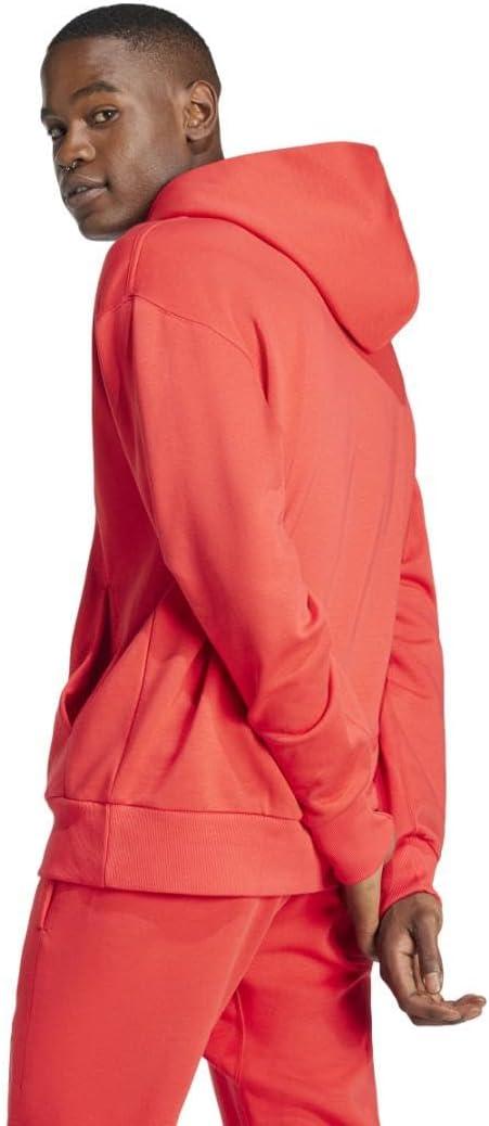 imageadidas Mens All SZN Fleece Sportswear Hoodie Pure Ruby LargeTall