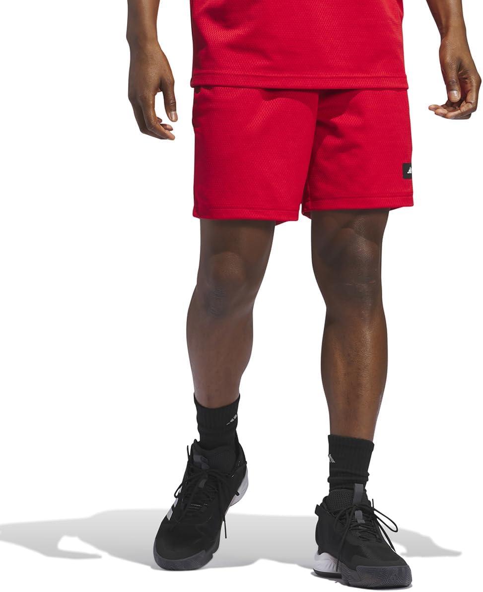 imageadidas Mens Legends ShortsBetter ScarletWhite