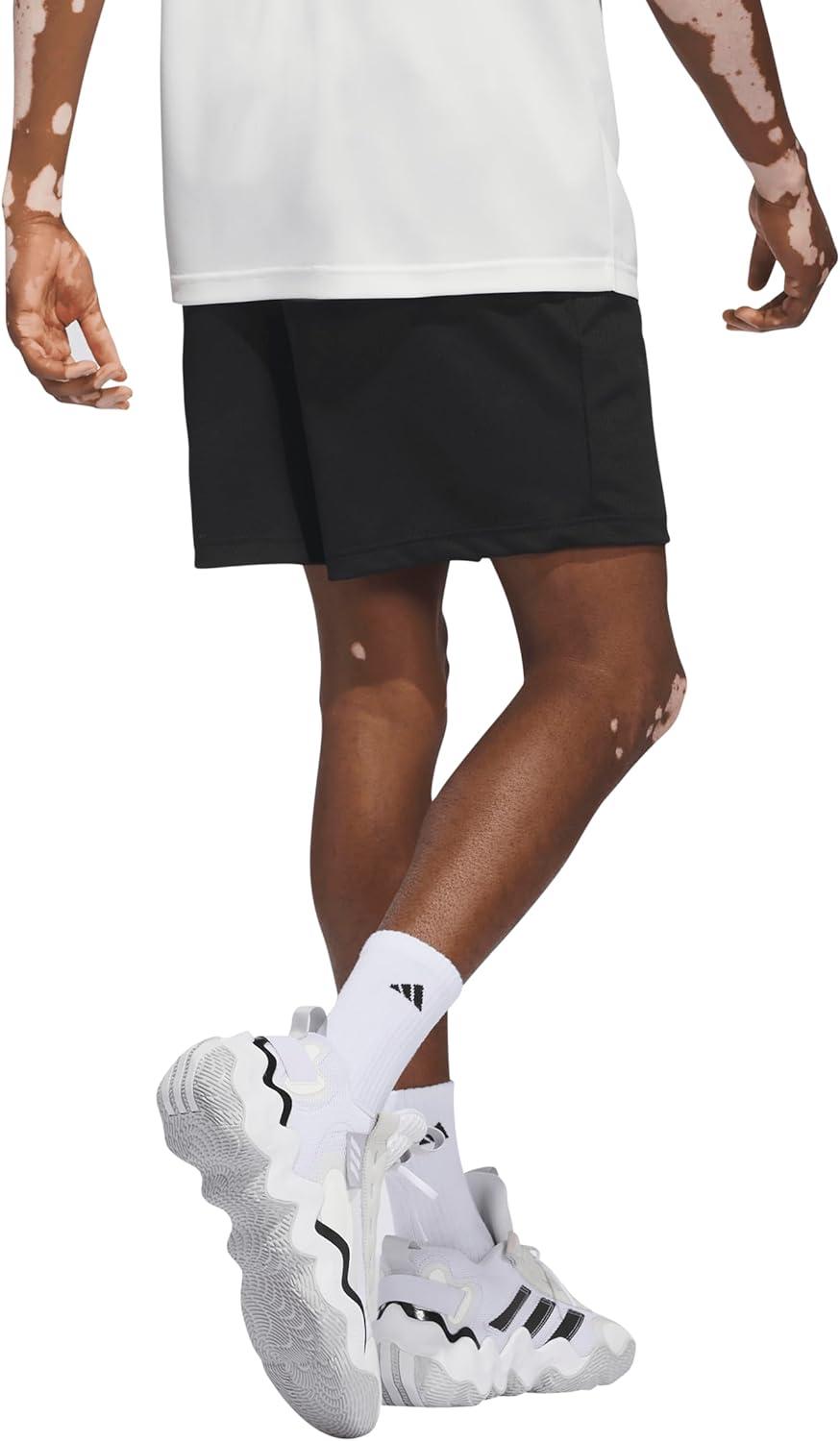 imageadidas Mens Legends ShortsBlackWhite