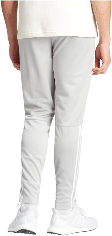 imageadidas Mens Sereno Cut 3Stripes Slim Tapered PantsGreyWhite
