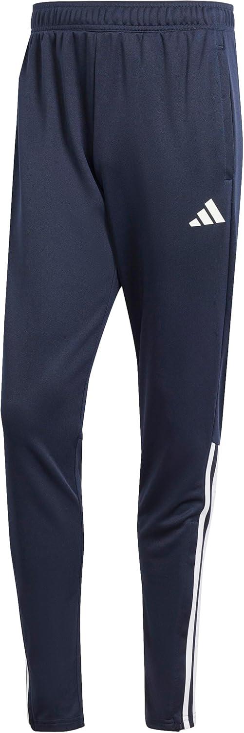 imageadidas Mens Sereno Cut 3Stripes Slim Tapered PantsLegend InkWhite