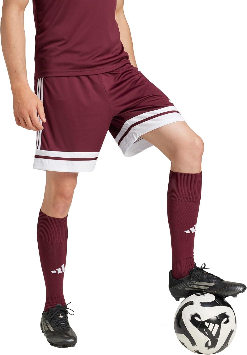 imageadidas Mens Squadra 25 ShortsTeam MaroonWhite