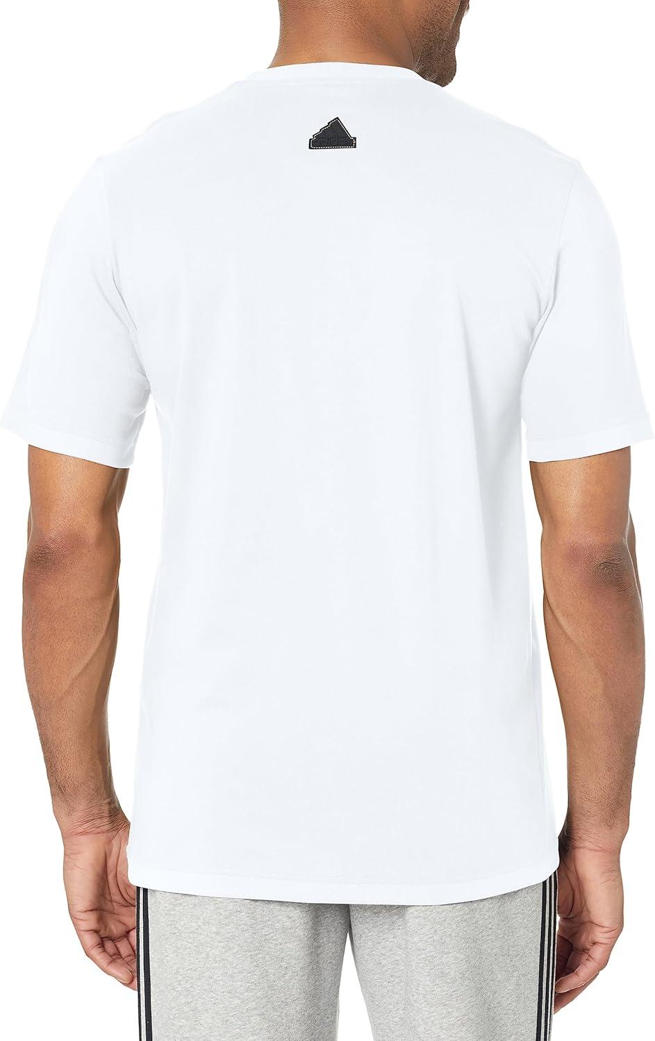 imageadidas Mens Tall Size Future Icons Metallic TShirtWhite