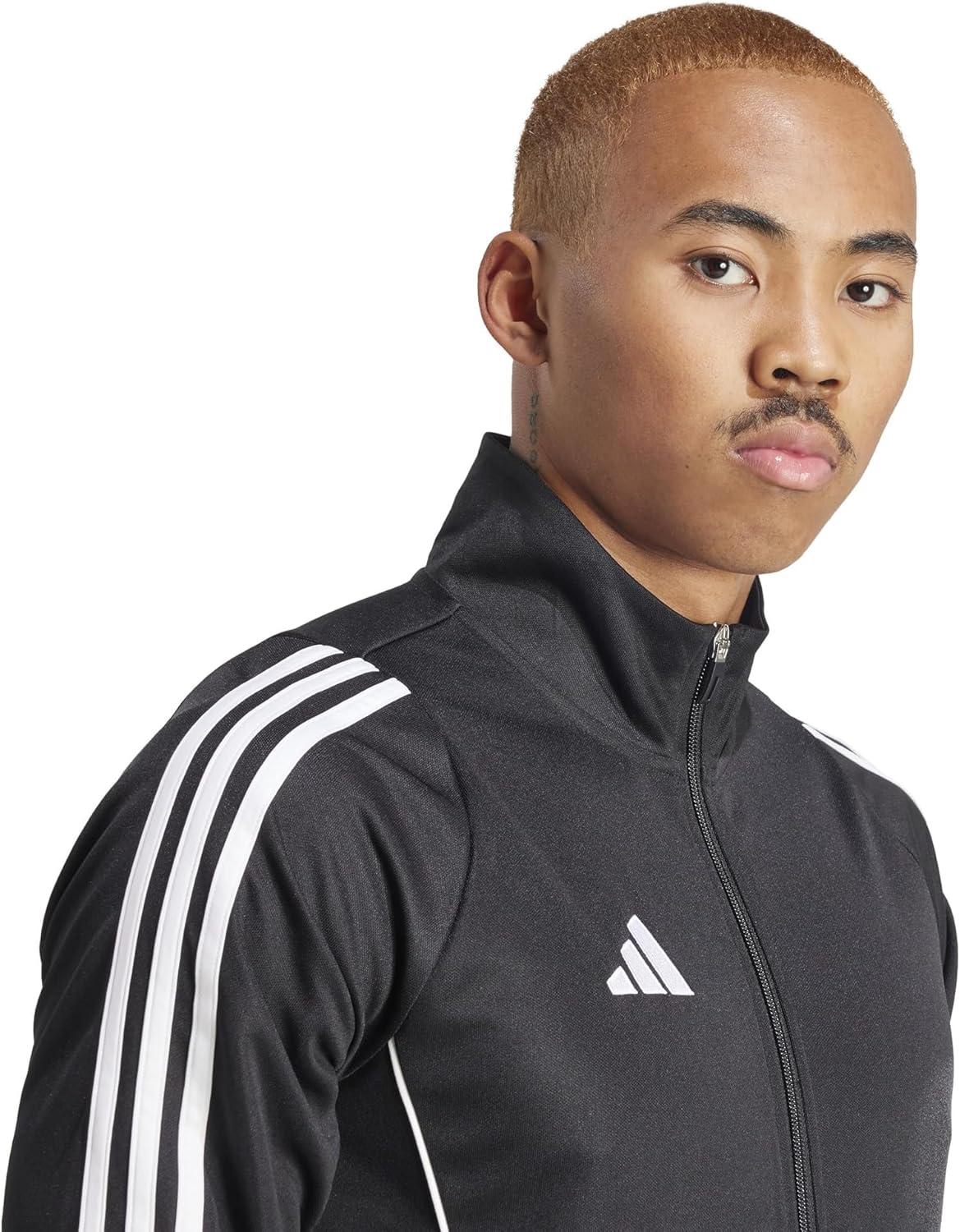 imageadidas Mens Tiro 24 Training JacketBlackWhite