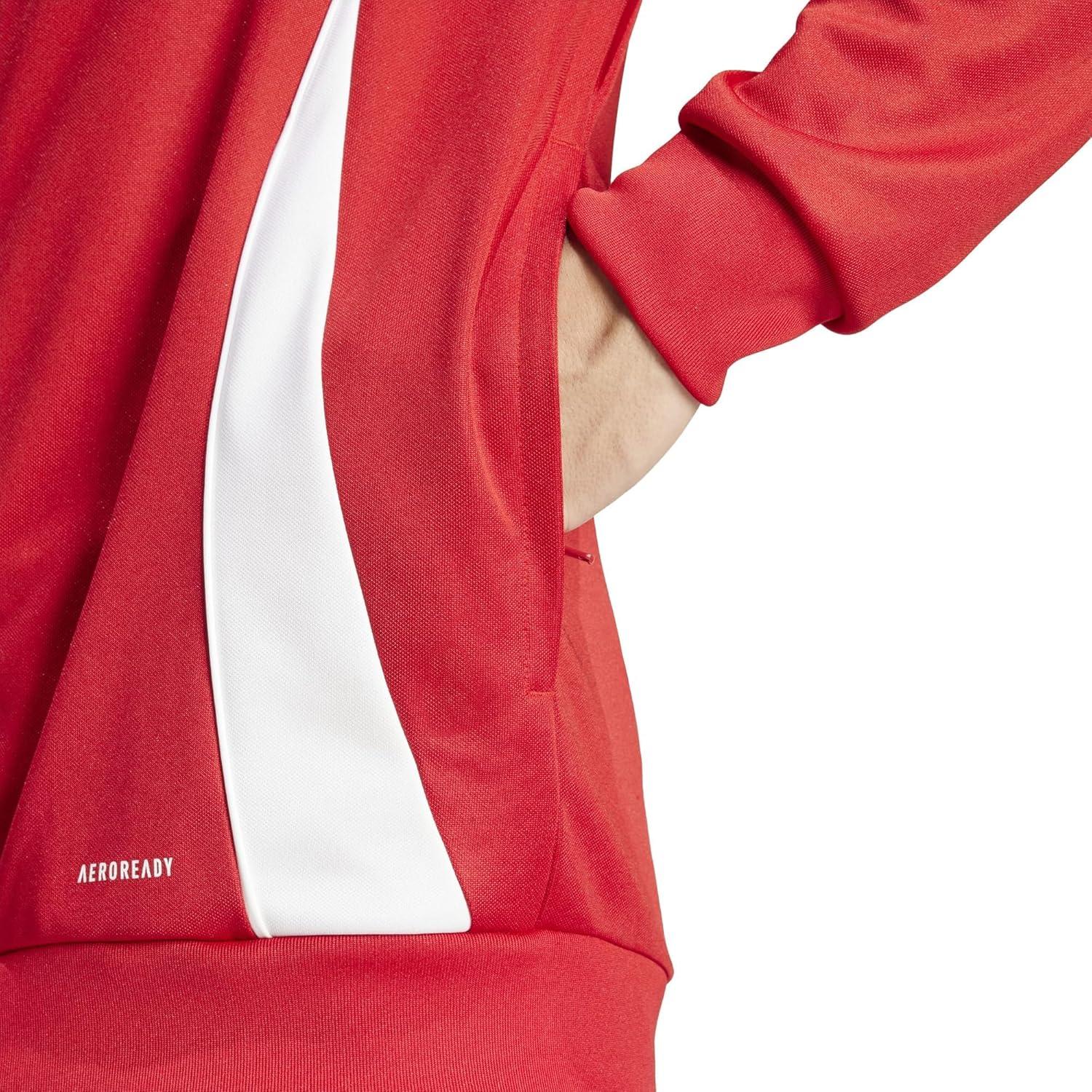 imageadidas Mens Tiro 24 Training JacketTeam Power RedWhite