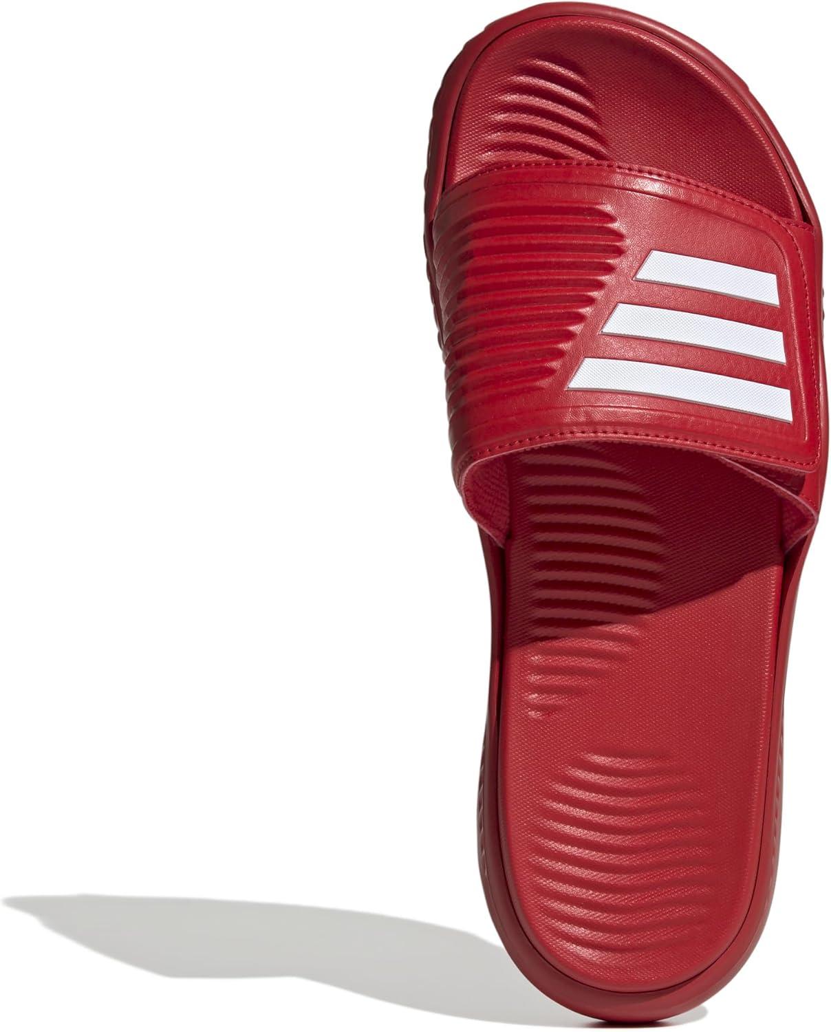 imageadidas UnisexAdult Alpharesponse 20 Slide SandalBetter ScarletWhiteBetter Scarlet