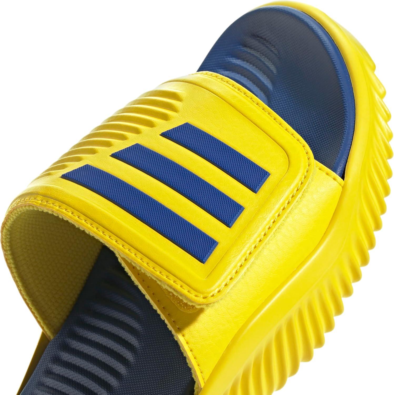 imageadidas UnisexAdult Alpharesponse 20 Slide SandalYellowTeam Royal BlueTeam Royal Blue