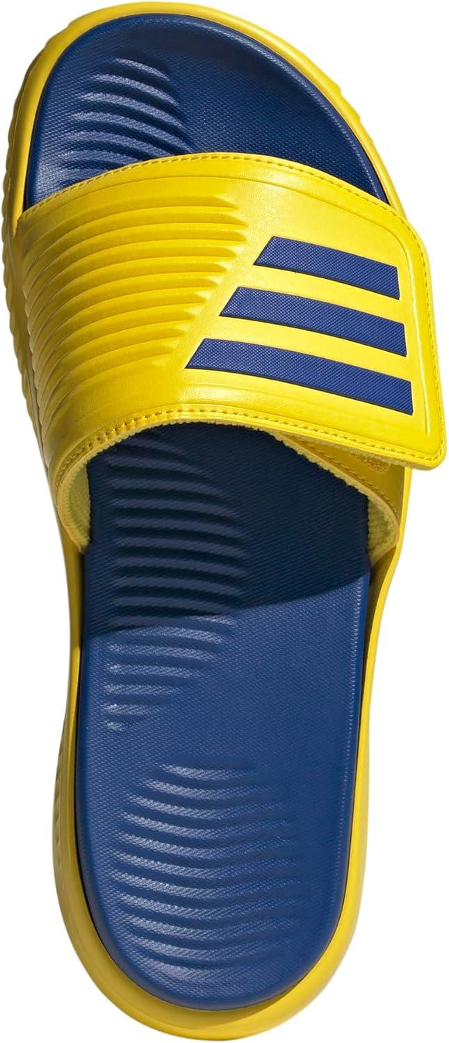 imageadidas UnisexAdult Alpharesponse 20 Slide SandalYellowTeam Royal BlueTeam Royal Blue