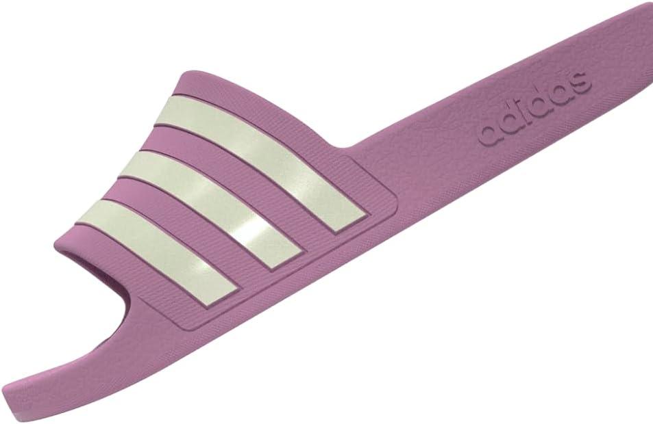 imageadidas Womens Adilette Aqua Slide SandalPreloved PurpleOff WhiteGrey